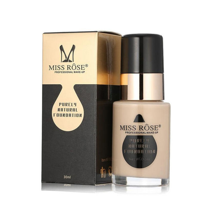 MISS RÔSE Purely Natural Liquid Foundation